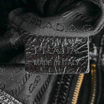 Prada Tessuto Nylon Spazzolato Tote Black 7 of 16