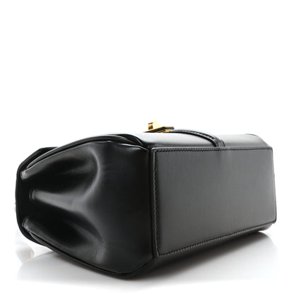 Celine Satinated Calfskin Mini 16 Top Handle Bag Black 4 of 10