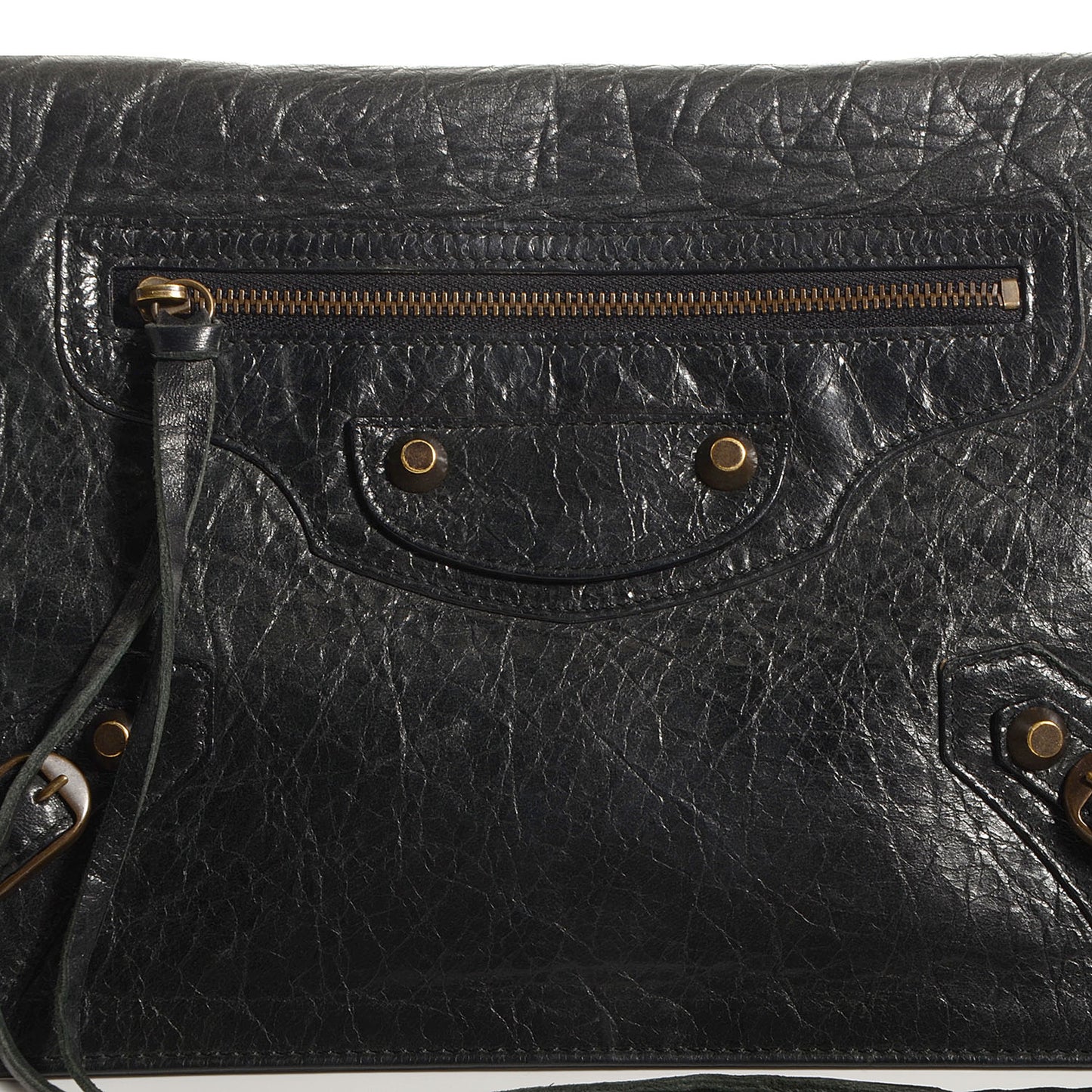 Agneau Classic Hardware Pochette Black