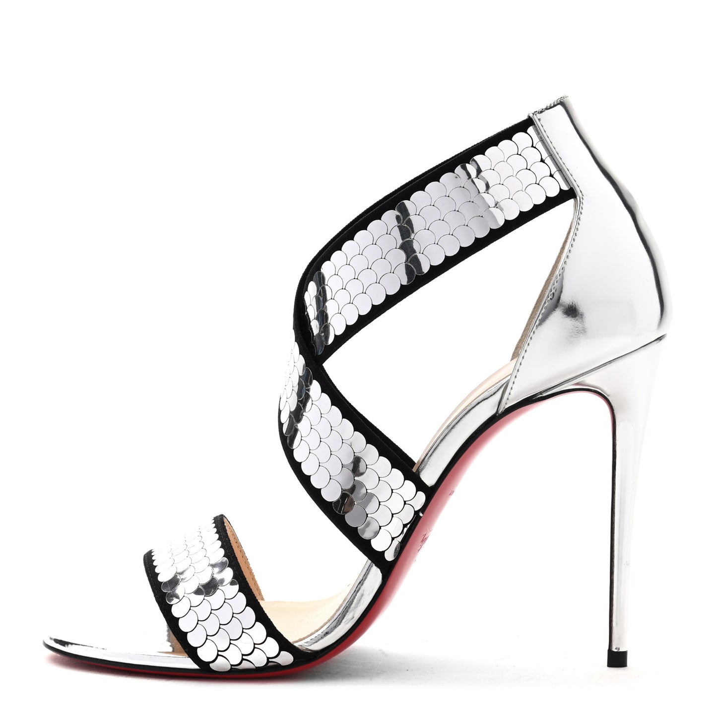 Sequin Xili 100 Disco Ball Sandal Pumps 39 Silver
