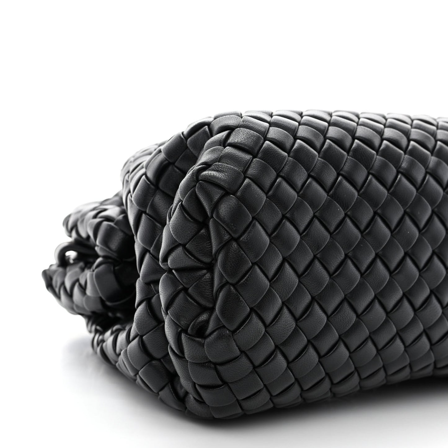 Nappa Intrecciato Small Padded The Handle Black