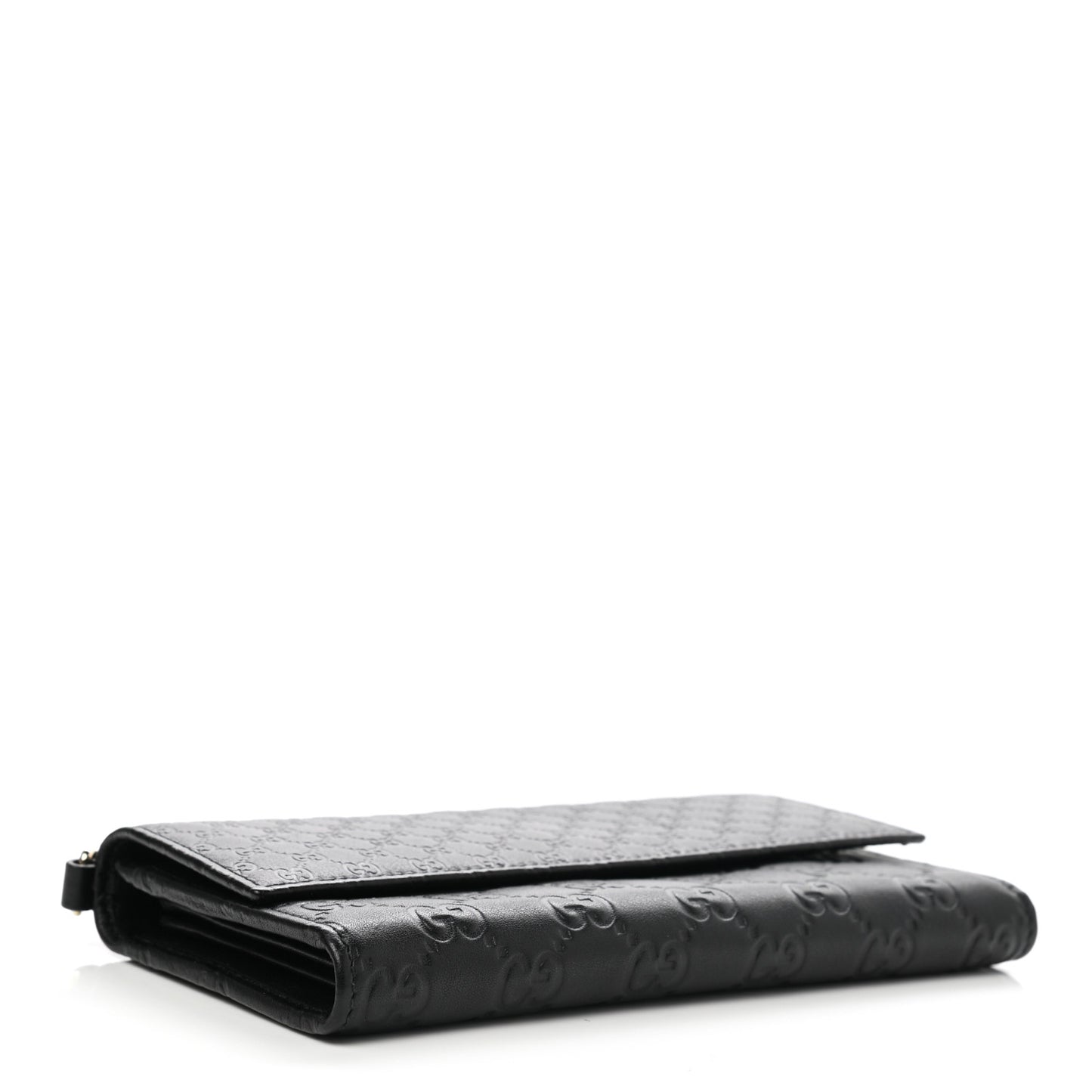 Guccissima Signature Microguccissima Bree Continental Wallet Black