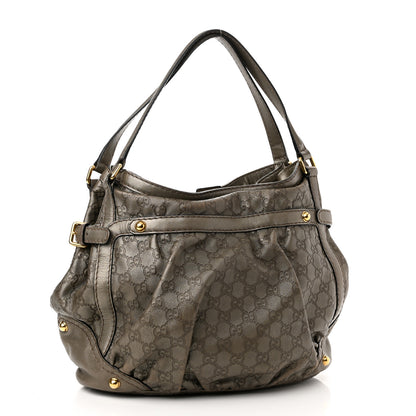 Gucci Guccissima Medium Jockey Tote Grey 3 of 11