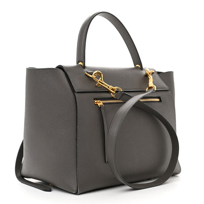 Celine Grained Calfskin Mini Belt Bag Grey 3 of 20