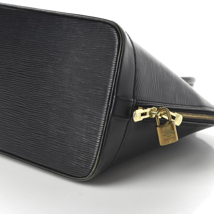 Louis Vuitton Epi Alma PM Black 7 of 9