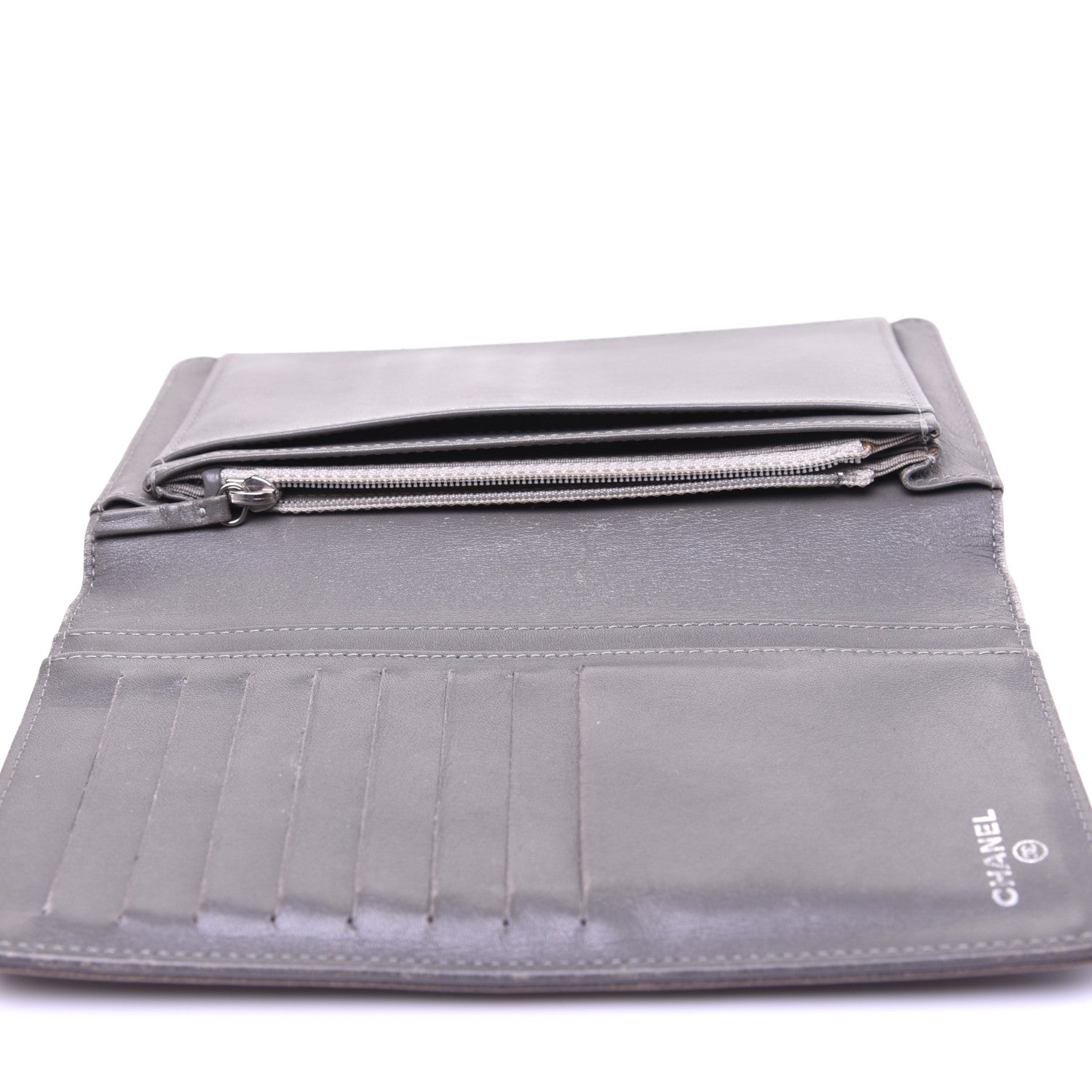 Chanel Caviar Sevruga Yen Wallet Lavender 20 of 26