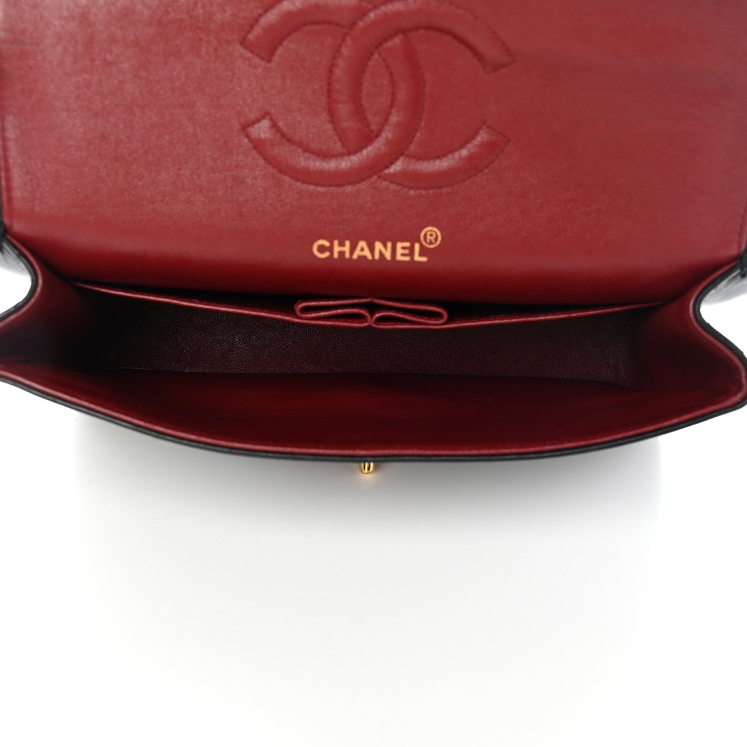 Chanel Lambskin Quilted Medium Double Flap Black 4 of 10