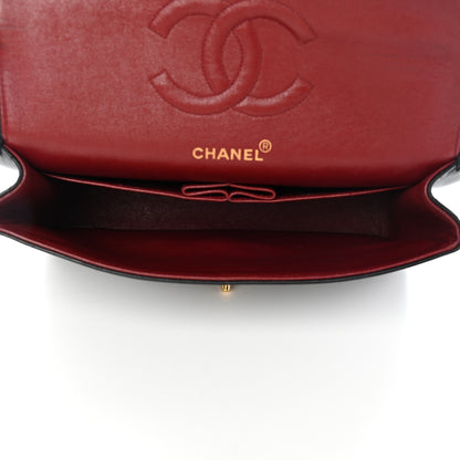 Chanel Lambskin Quilted Medium Double Flap Black 4 of 10