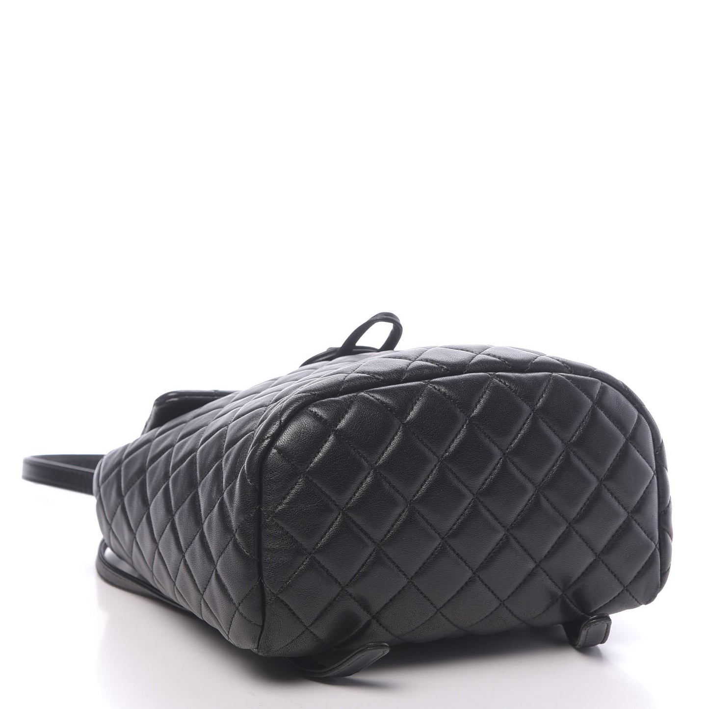 Lambskin Quilted Small Urban Spirit Backpack Black