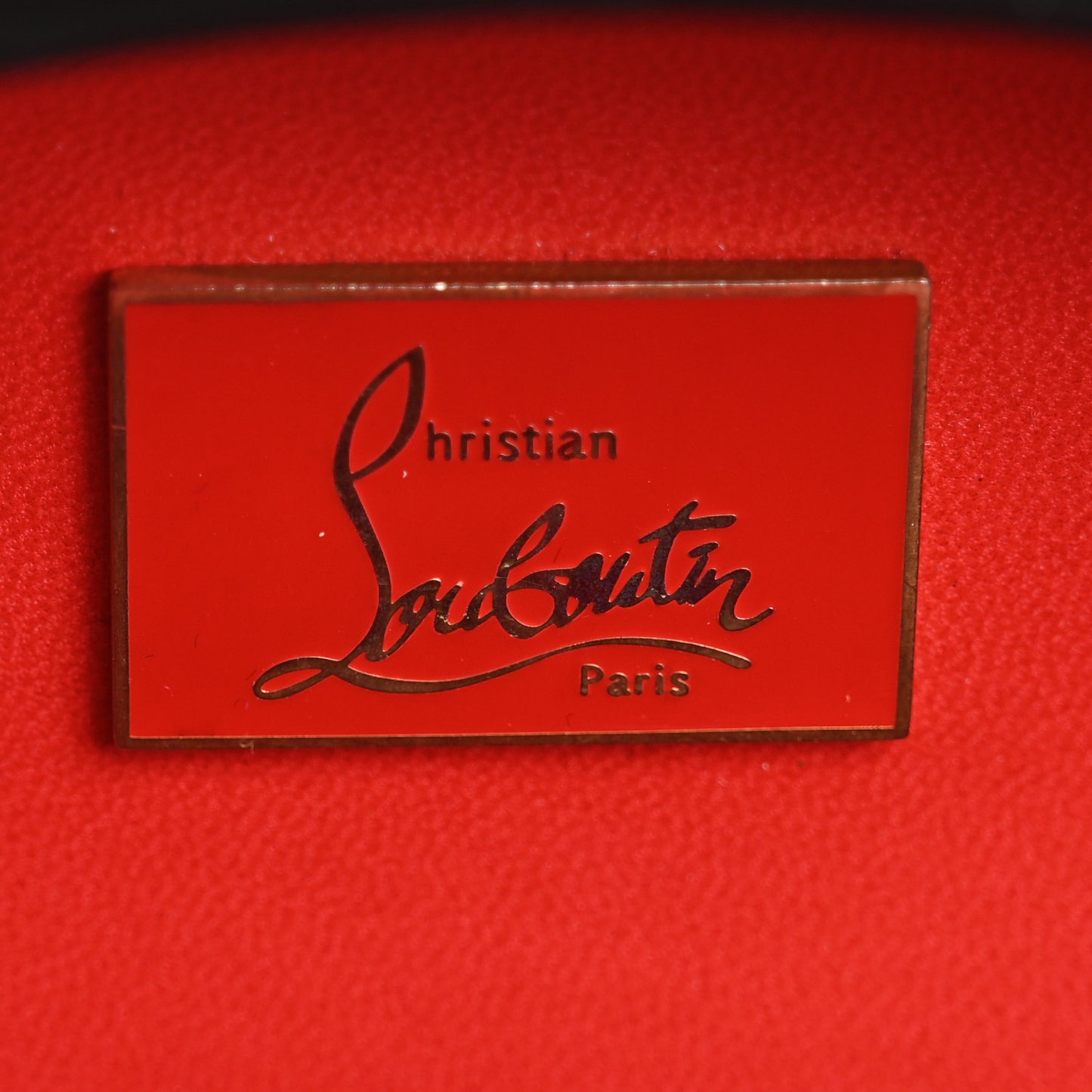 Calfskin Spikes Mina Chain Clutch Black