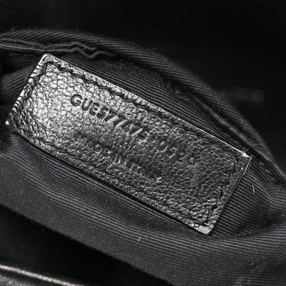 Saint Laurent Lambskin Quilted Medium Loulou Puffer Monogram Chain Satchel Black 7 of 15