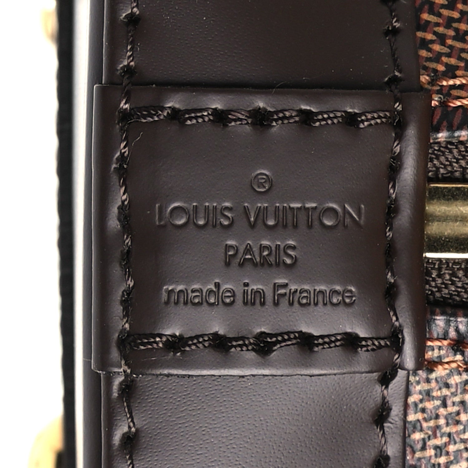 Louis Vuitton Damier Ebene Alma BB 6 of 10