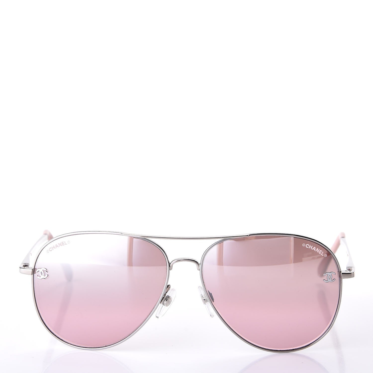 Chanel CC Aviator Sunglasses 4189-T-Q Pink 2 of 11