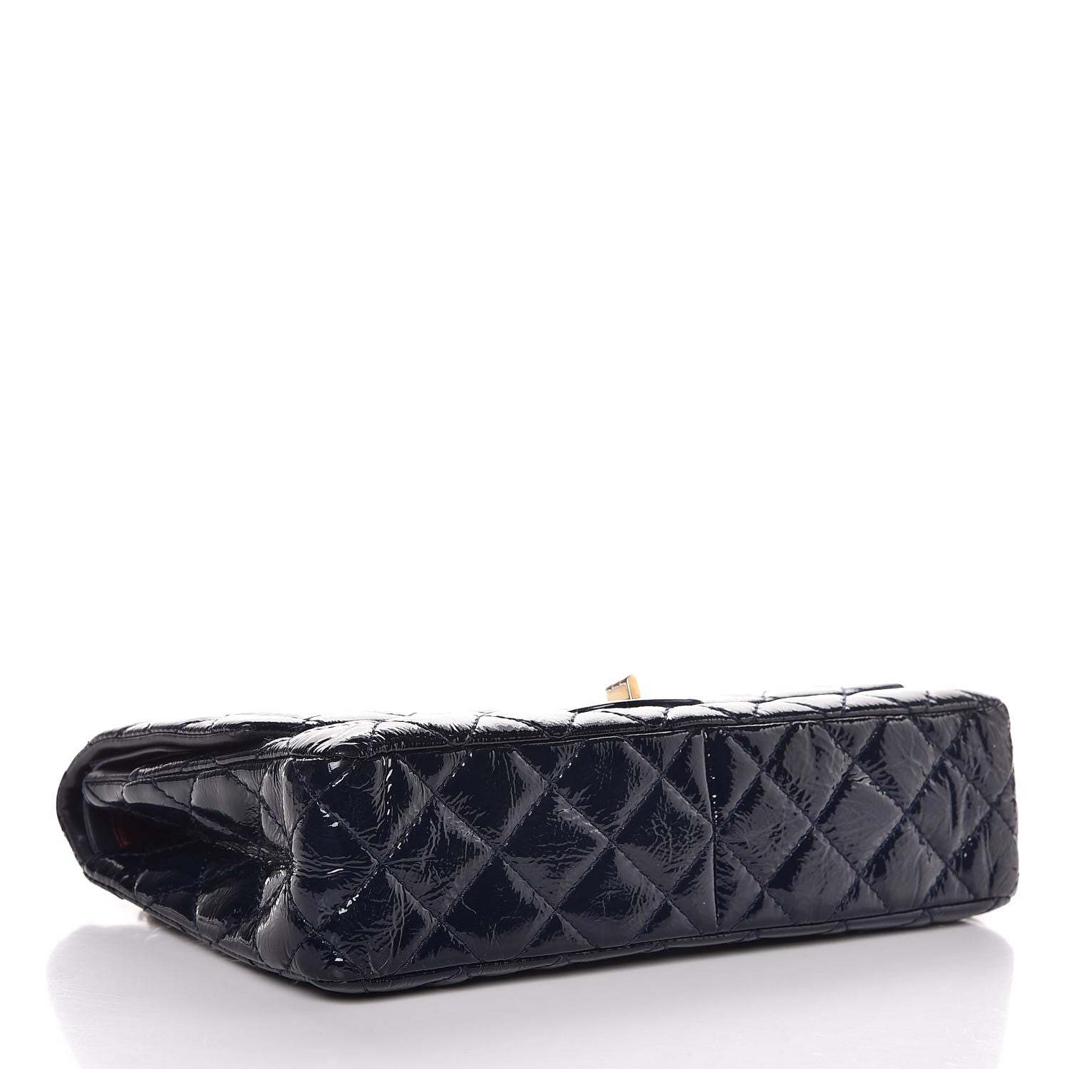 Chanel Distressed Patent Quilted 2.55 Reissue 226 Flap Navy 5 of 10