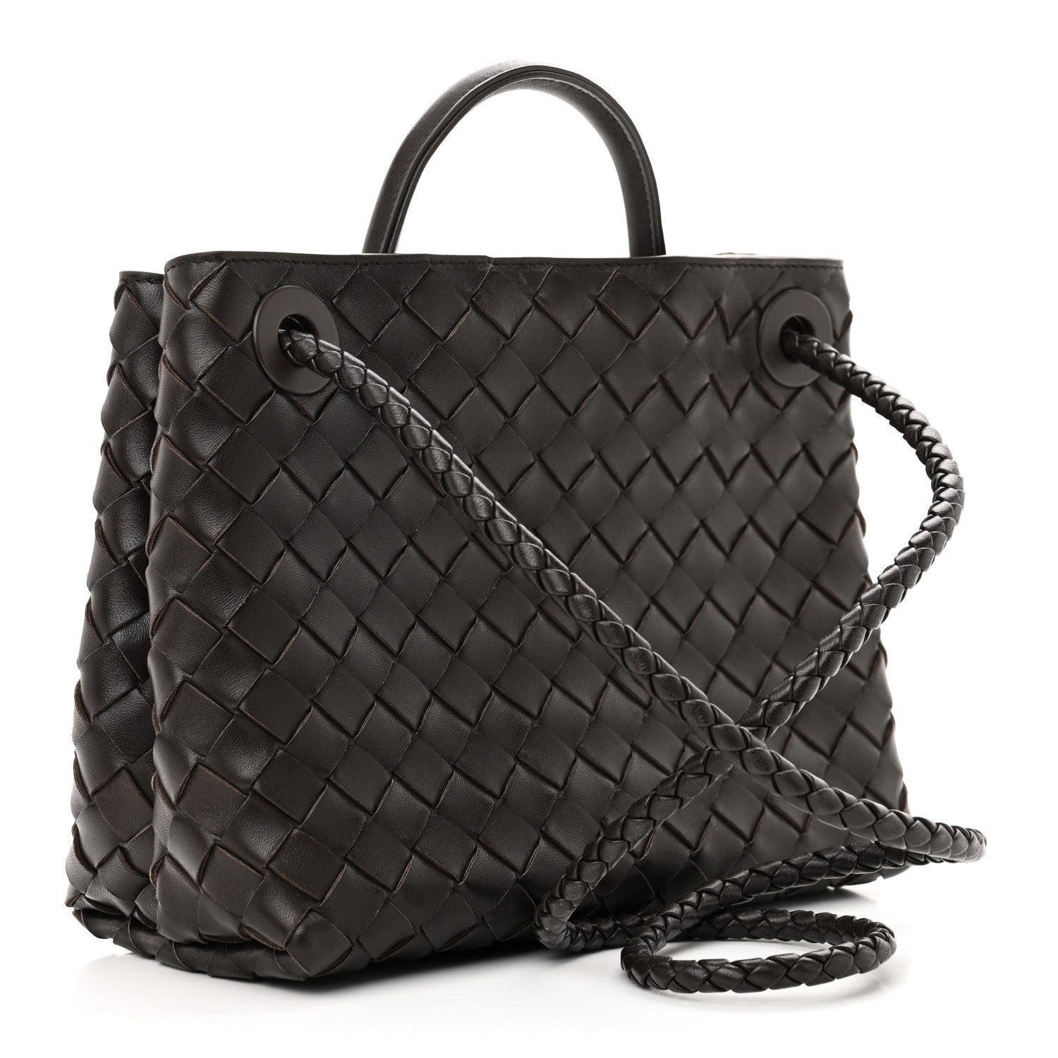 Bottega Veneta Nappa Intrecciato Small Andiamo Shoulder Bag Fondant 3 of 9