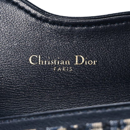 Christian Dior Oblique Saddle Card Holder Blue 6 of 7