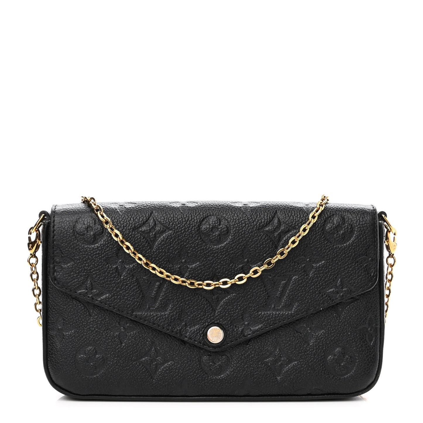 Empreinte Pochette Felicie Chain Wallet Black