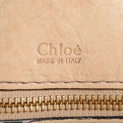 Chloe Leather Heloise Satchel Beige 6 of 9