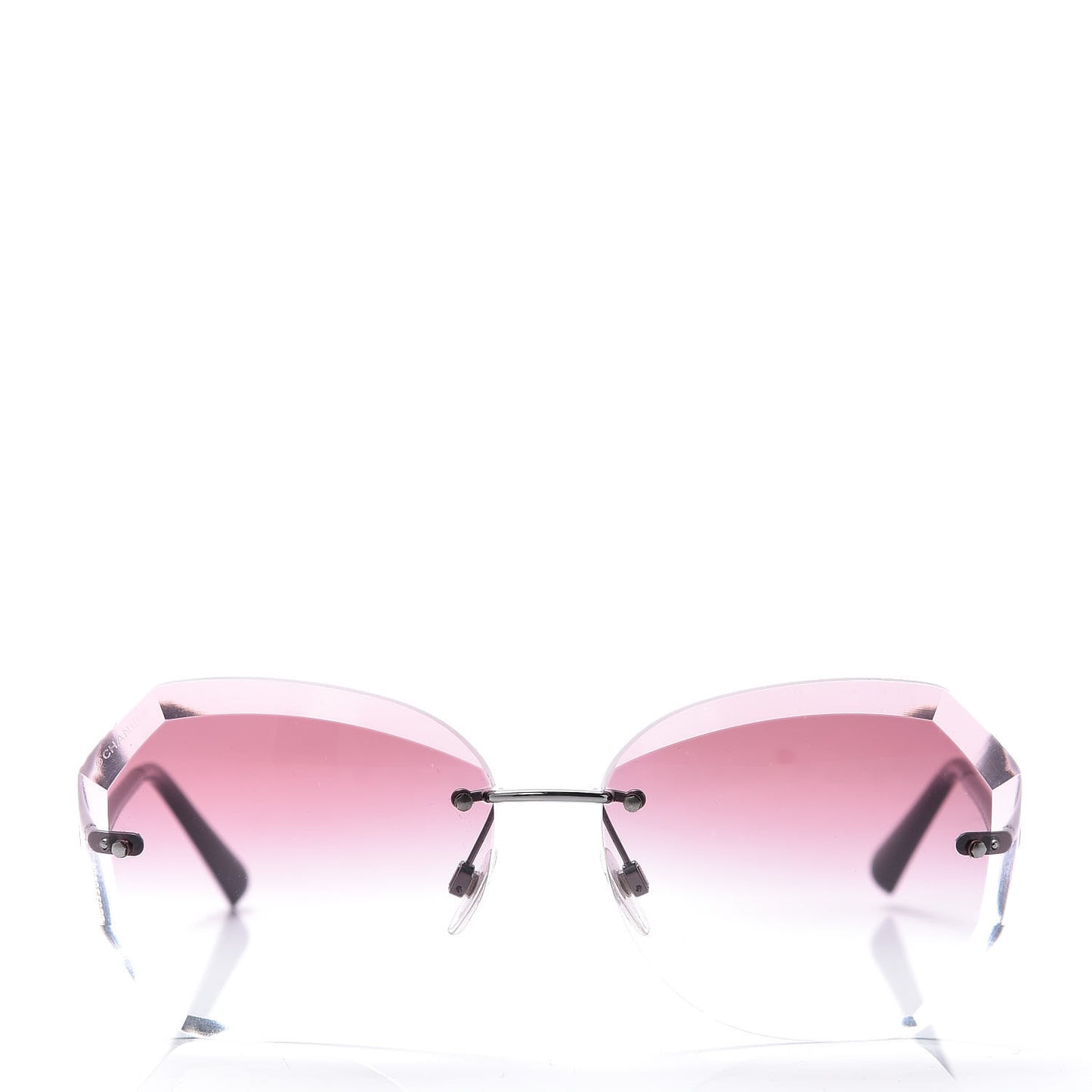 Metal Spring Round Sunglasses 4220 Pink