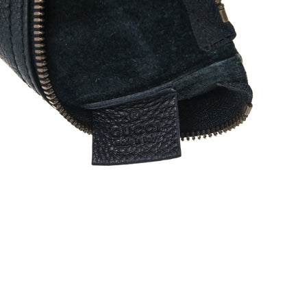 Gucci Pebbled Calfskin Large Logo Portfolio Clutch Black 6 of 11