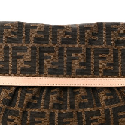Fendi Zucca Cuoio Lucido Small Chef Shoulder Bag Tobacco Bois de Rose 9 of 15