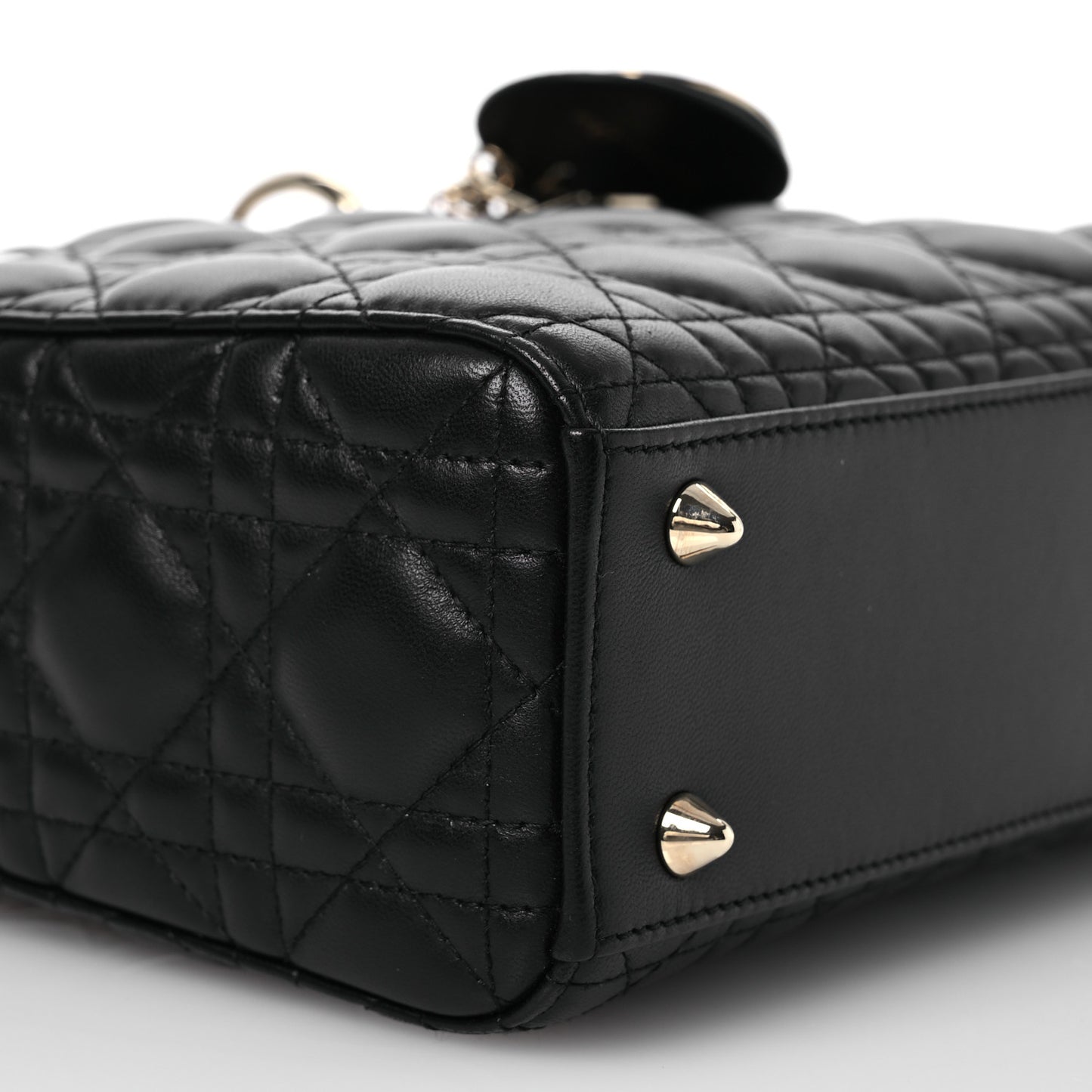 Lambskin Cannage Small My ABCDior Lady Dior Black