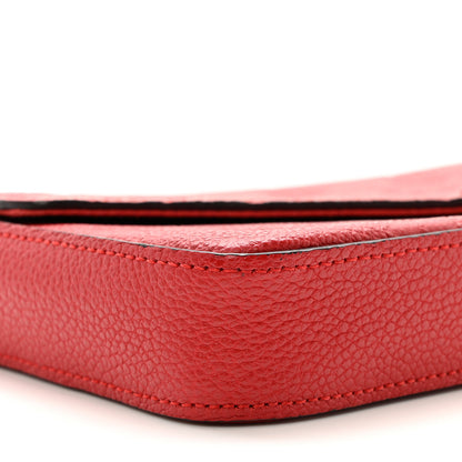 Louis Vuitton Empreinte Pochette Felicie Chain Wallet Scarlet 9 of 10