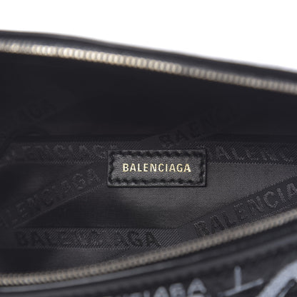 Balenciaga Agneau Arena Graffiti All Over XXS Souvenir Belt Bag Black White 6 of 10