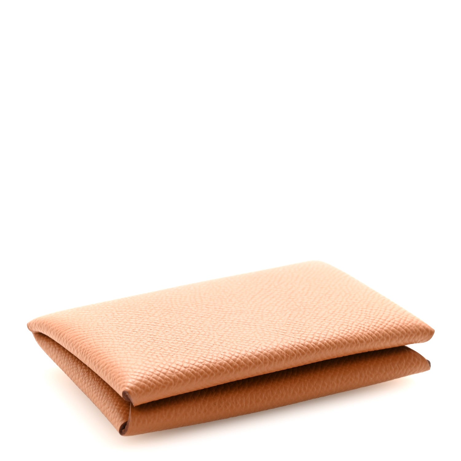 Hermes Epsom Calvi Card Case Gold 4 of 7