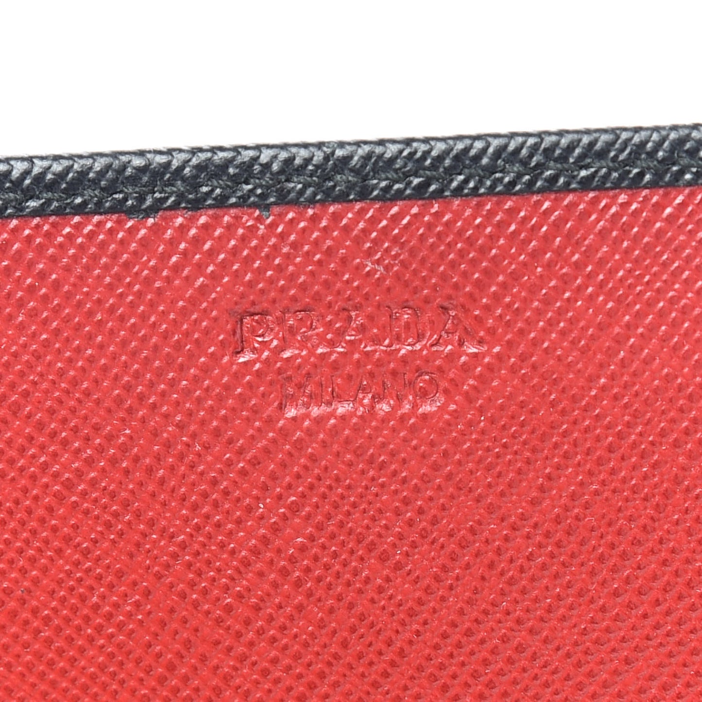 Saffiano Colour Continental Flap Wallet Black Peonia