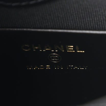 Chanel Shiny Crumpled Calfskin Quilted Nano 31 Shopping Bag Black 6 of 11