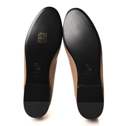 Chanel Lambskin Cap Toe CC Ballerina Flats 37 Beige Black 5 of 9