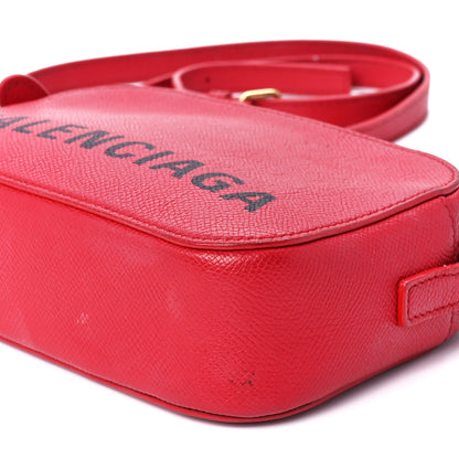 Balenciaga Grained Calfskin XS Ville Camera Bag Rouge 10 of 12