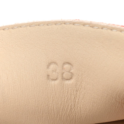 Bottega Veneta Nappa Intrecciato Slip On Espadrille 38 Red 8 of 8