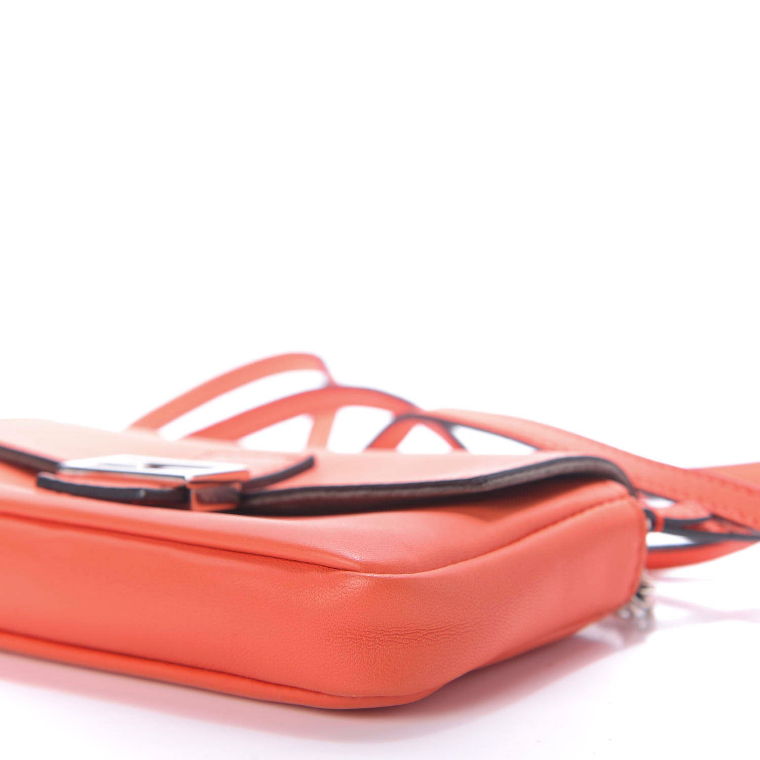 Fendi Shiny Nappa Micro Baguette Papavero 7 of 8
