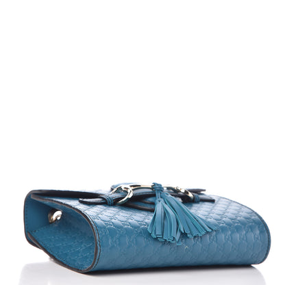 Gucci Microguccissima Mini Emily Shoulder Bag Deep Cobalt 4 of 10