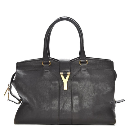 Saint Laurent Sheepskin Medium Cabas ChYc Light Seppia 1 of 11