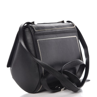 Givenchy Calfskin Chain Embellished Mini Pandora Box Crossbody Bag Black 3 of 9