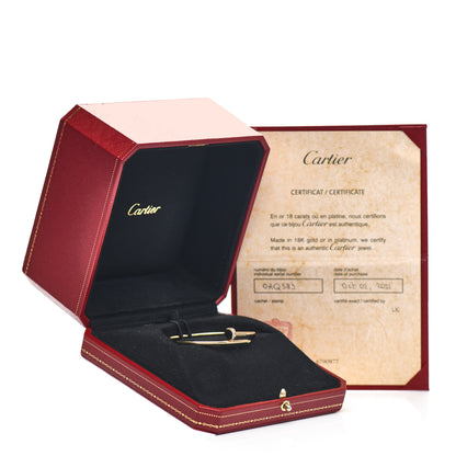 Cartier 18K Yellow Gold Diamond Small Juste Un Clou Bracelet 16 4 of 4