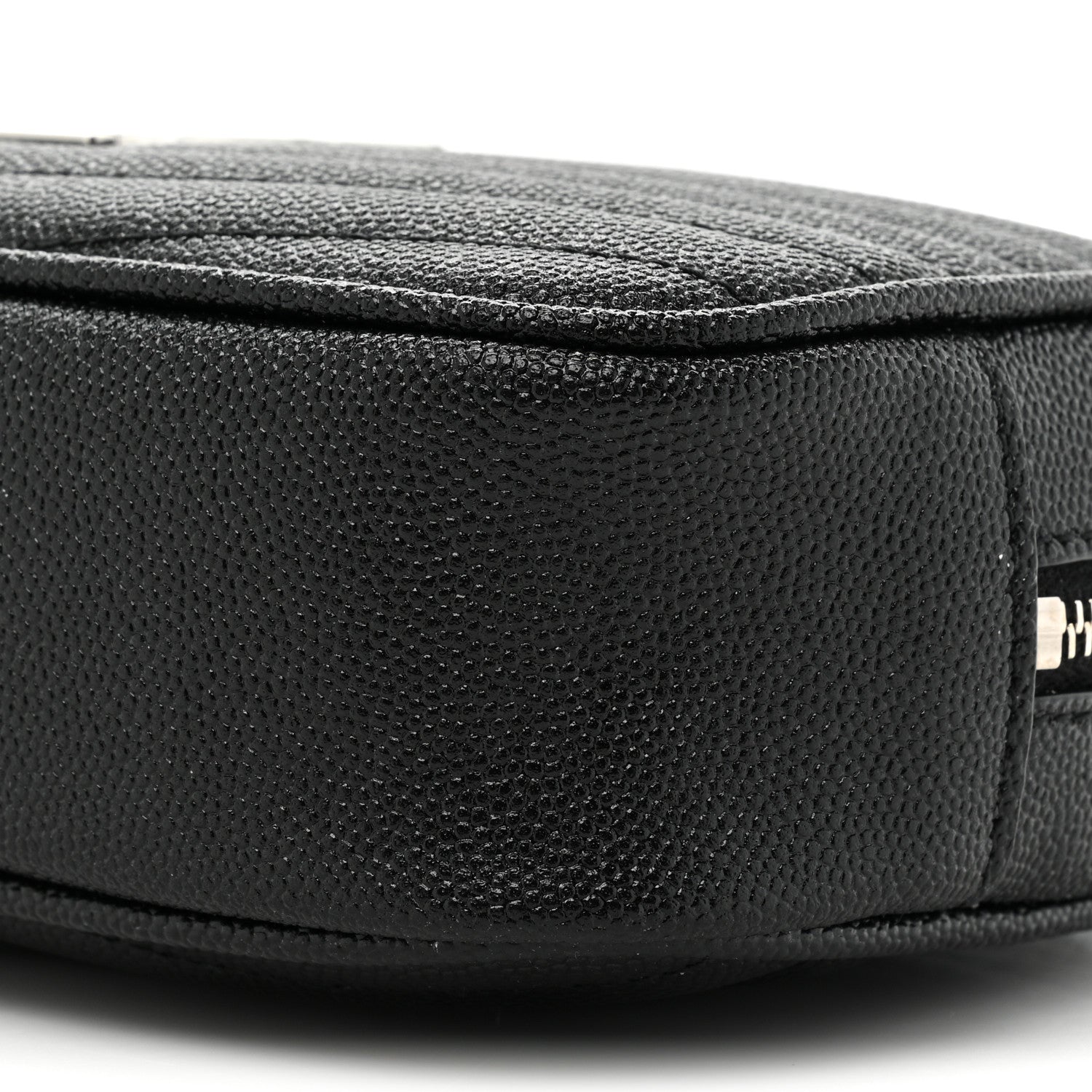 Saint Laurent Grain De Poudre Matelasse Monogram Mini Lou Camera Bag Black 8 of 10