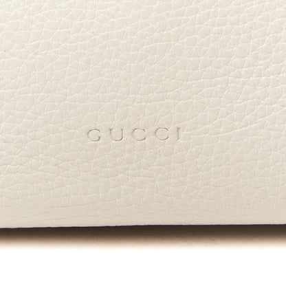 Gucci Cellarius Calfskin Small Bamboo Daily Top Handle Bag Mystic White 8 of 9
