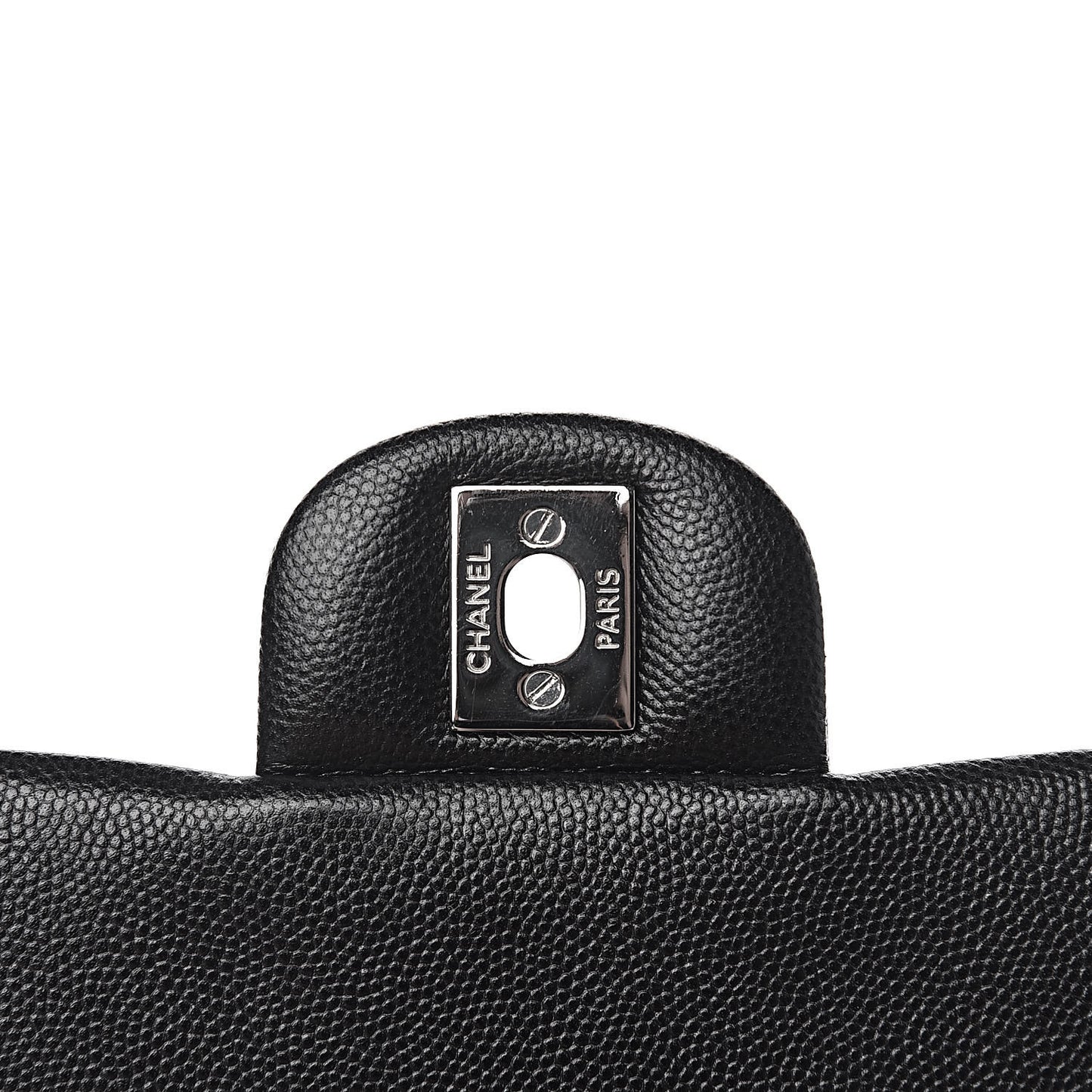 Caviar Quilted Mini Square Flap Black