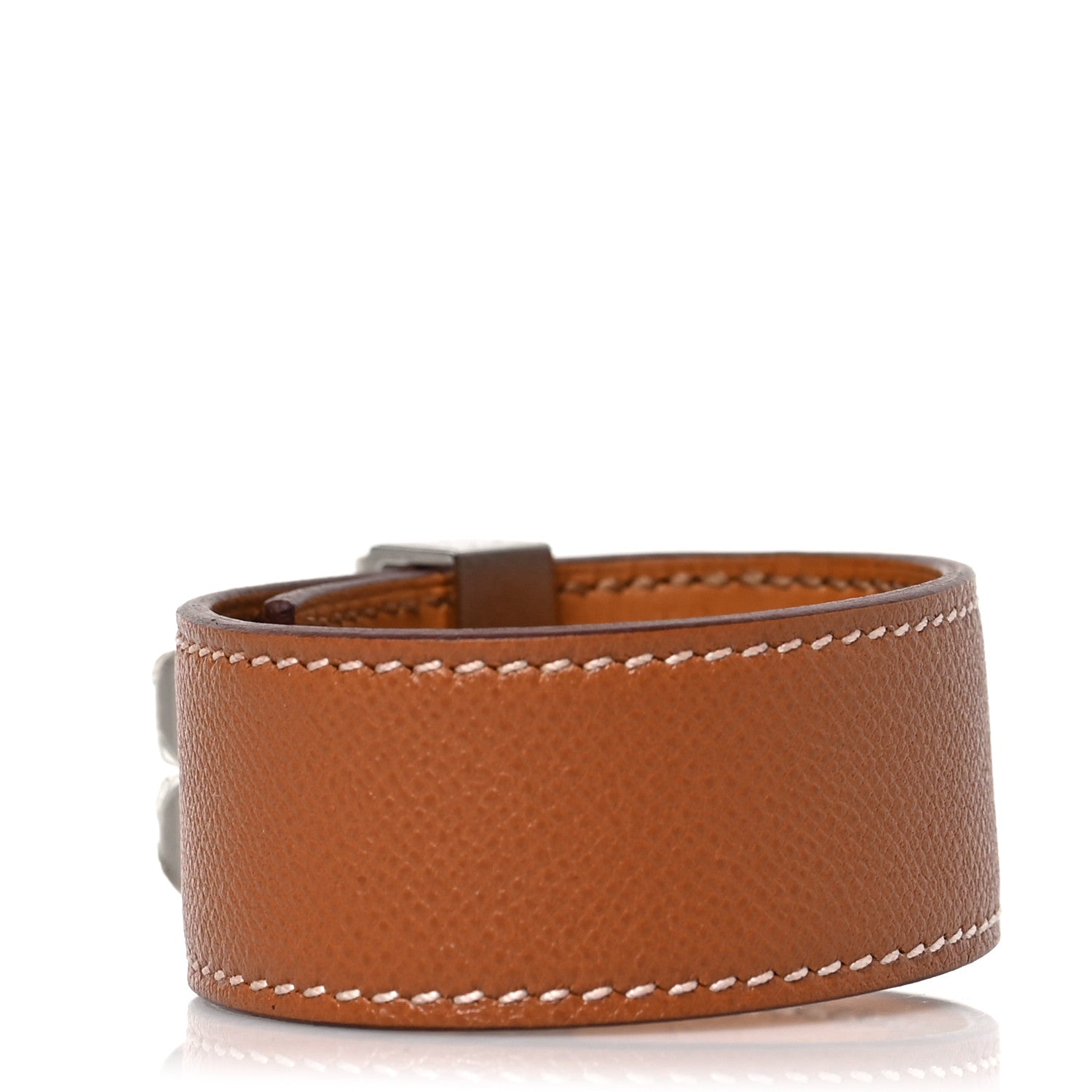 Hermes Madame Calfskin Collier de Chien 24 Bracelet T2 Gold 3 of 5