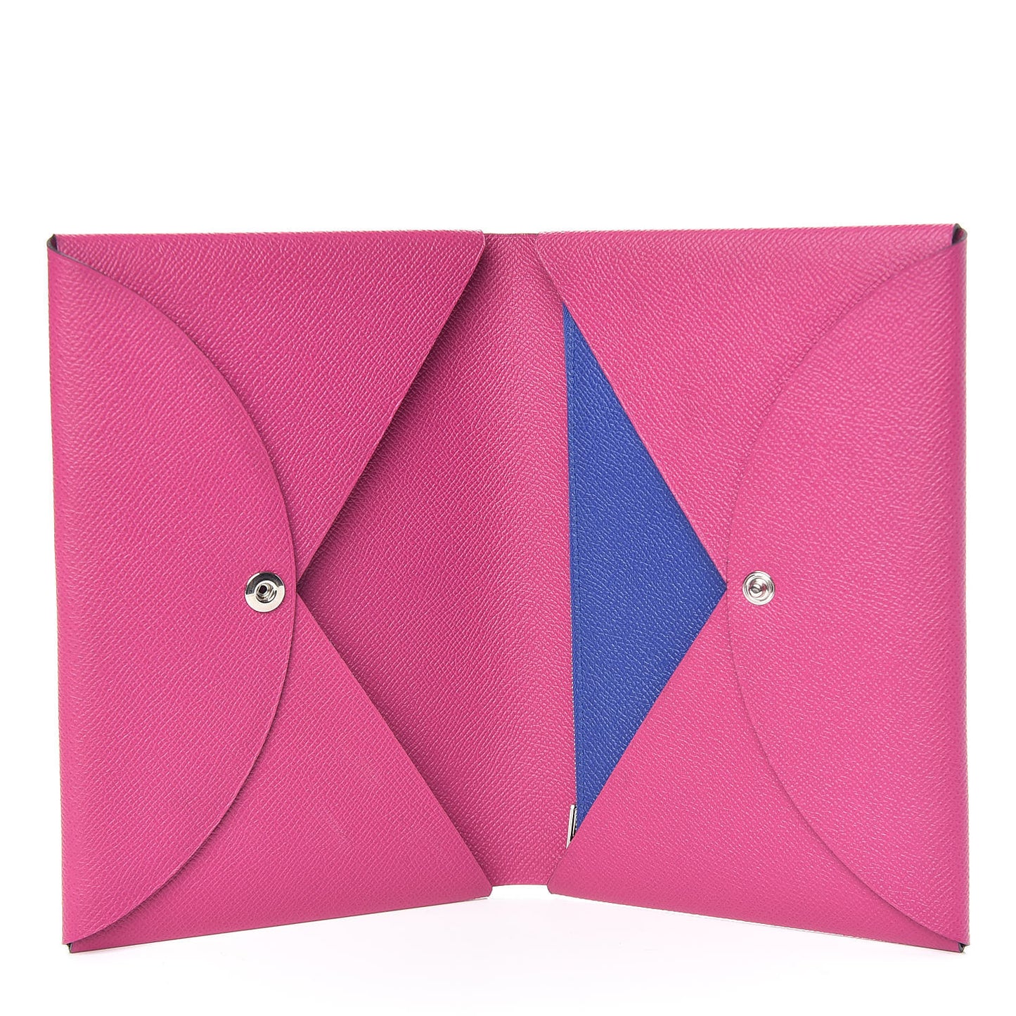 Epsom Calvi Pouch Rose Poupre Bleu Electrique