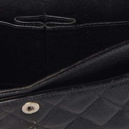 Chanel Caviar Quilted Small Double Flap Black 10 of 12