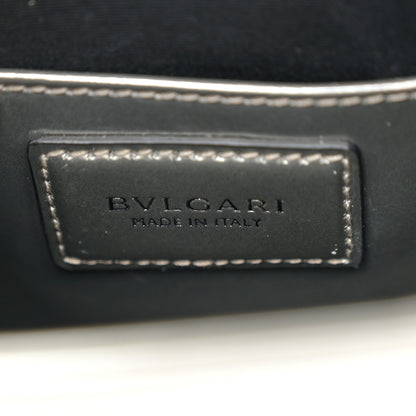 Bulgari Metallic Calfskin Small Serpenti Forever Snake Strap Crossbody Bag Silver 7 of 11