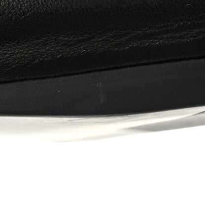 Prada Nappa Metal Triangle Logo Ballet Flats 37.5 Black 11 of 12