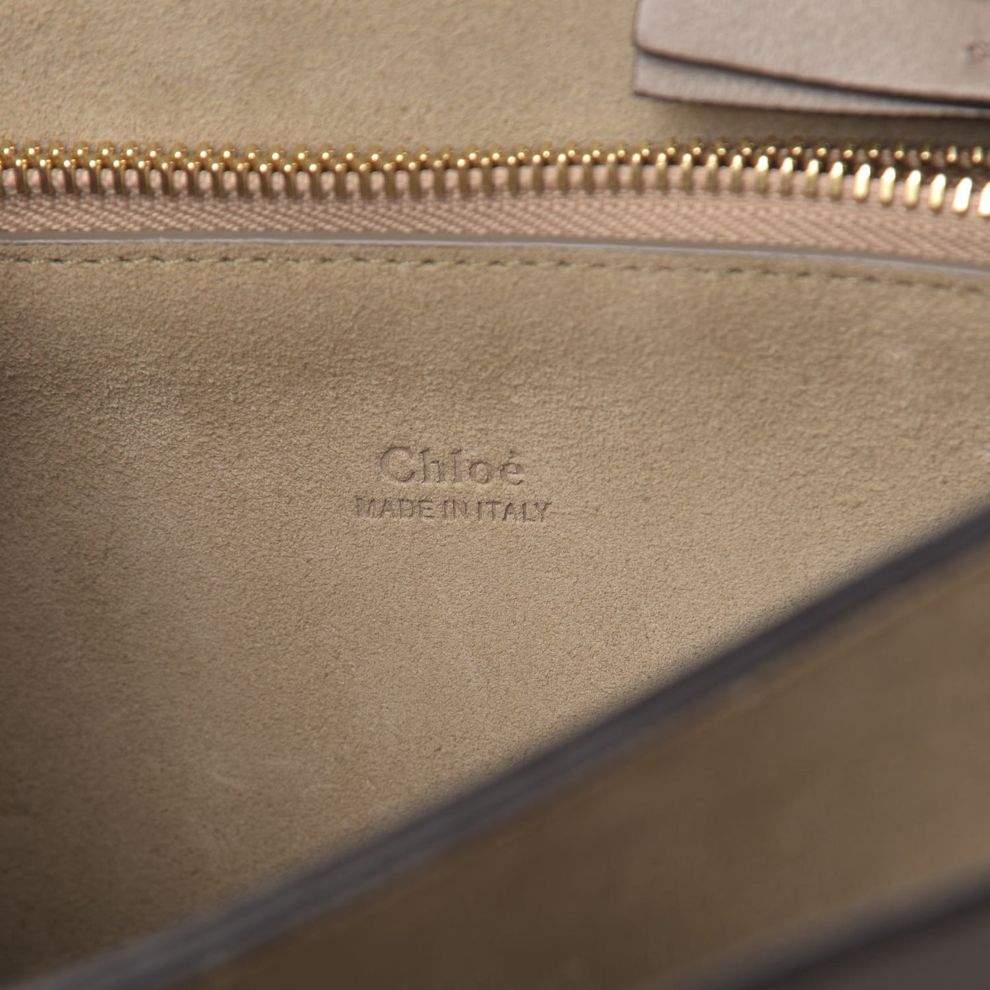 Calfskin Suede Medium Faye Shoulder Bag Motty Grey