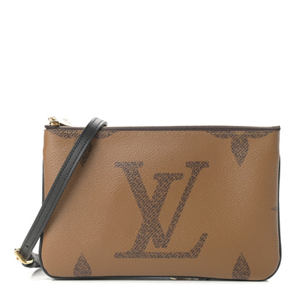 Louis Vuitton Reverse Monogram Giant Double Zip Pochette 1 of 11