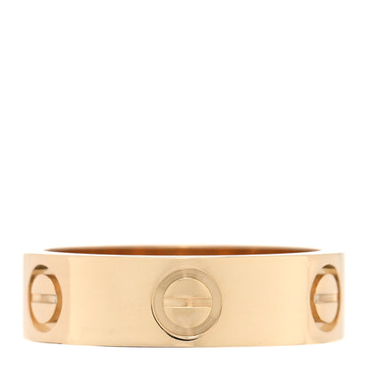 Cartier 18K Yellow Gold 5.5mm LOVE Ring 54 7 1 of 5